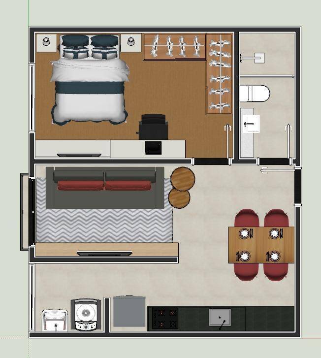 Apartamento, 1 quarto, 42 m² - Foto 13
