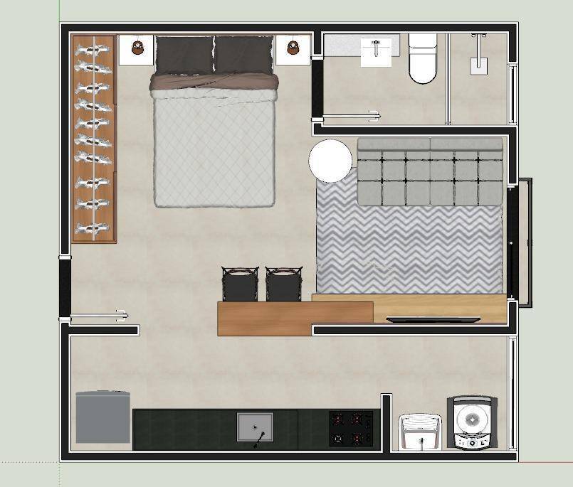 Apartamento, 1 quarto, 42 m² - Foto 14