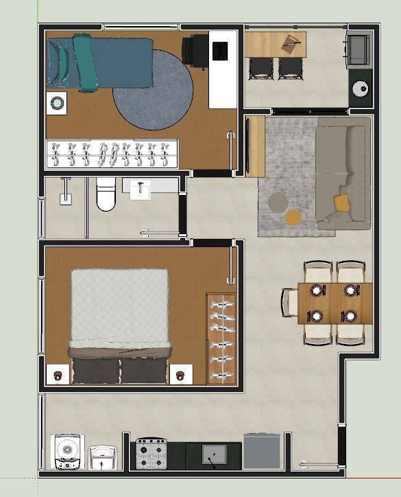 Apartamento, 1 quarto, 42 m² - Foto 22