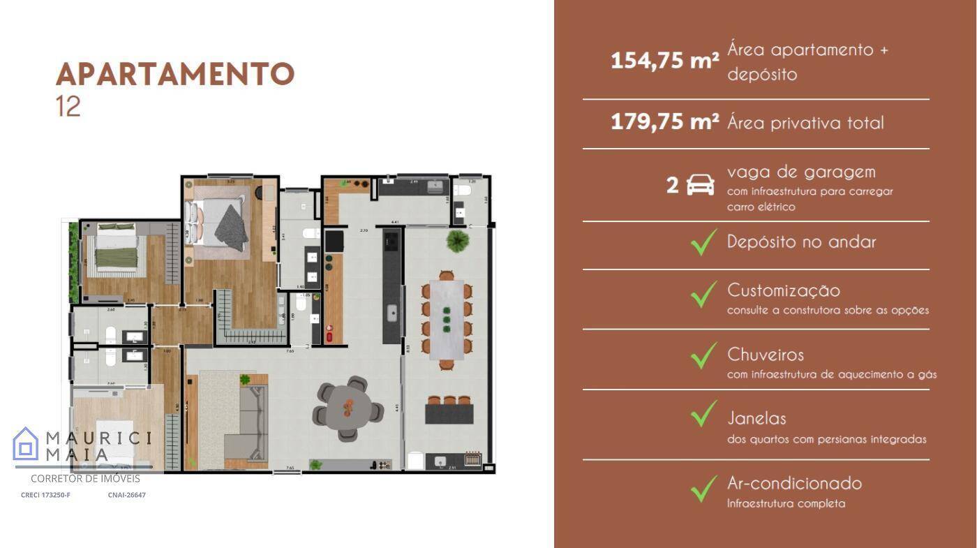Apartamento, 3 quartos, 154 m² - Foto 9