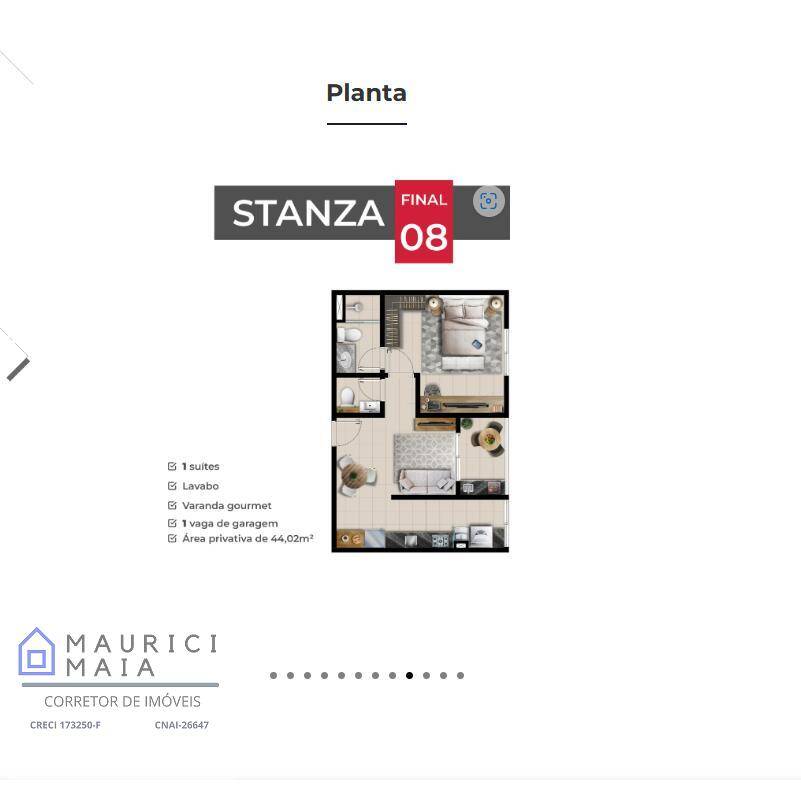 Apartamento, 1 quarto, 44 m² - Foto 17
