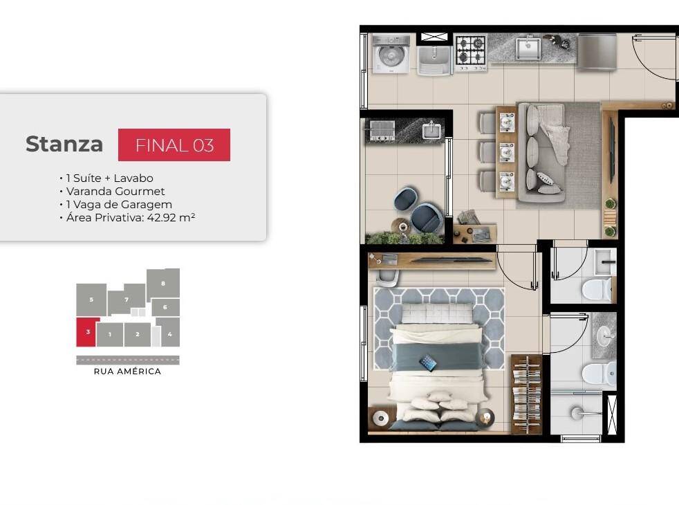 Apartamento, 1 quarto, 35 m² - Foto 10