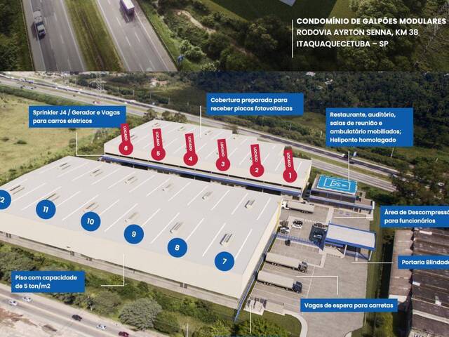 #GA0005 - Galpão para Locação em Itaquaquecetuba - SP