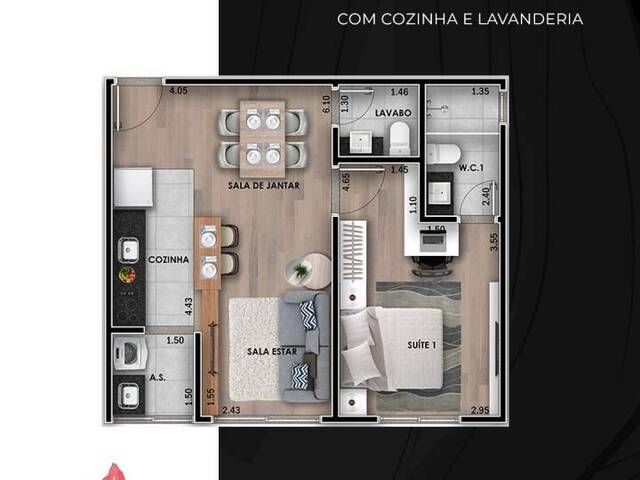 Apartamento na planta para Venda em Atibaia - 3