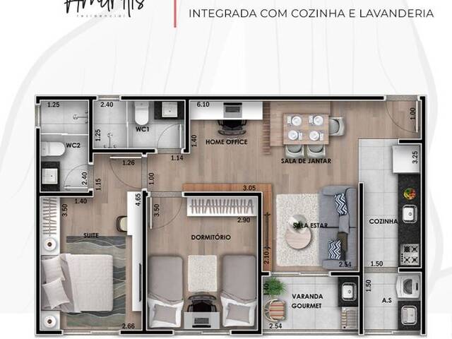 Apartamento na planta para Venda em Atibaia - 4