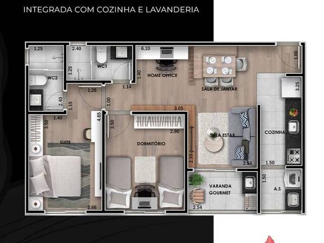 Apartamento na planta para Venda em Atibaia - 5